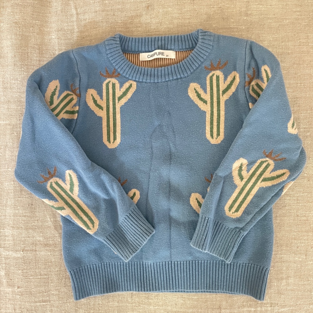 Campure Cactus Sweater Unisex 3T